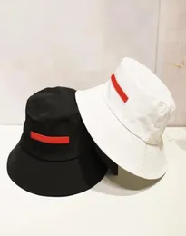 High quality Cloth blended Contrast color letters Bucket Hat Fashion Fold able Caps Black Fisherman Beach Sun Visor Folding Cap9229004