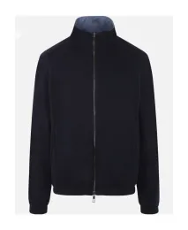 23ss Designer Men Jackets Loro Piana Autumn Zipper Long Sleeve Business Casual Coat Jacket Top 2 Sides Wear