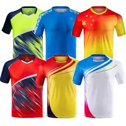 Shirts Free print Men/women badminton tshirts Men Table Tennis Jersey Women tennis shirt Running shirt Short Sleeve volleyball shirts