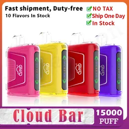 Original Cloud Bar 15K Puffs Disposable E-cigarettes disposable 23ml e-liquid disposable e-liquids and is powered by a 15000 puff 650mAh