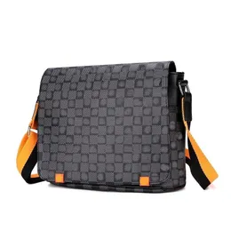 Cross Body Męska torba klapka na pojedyncze ramię moda męska torba crossbody w trasie biznesowej Tekska komputerowa torba o dużej pojemności