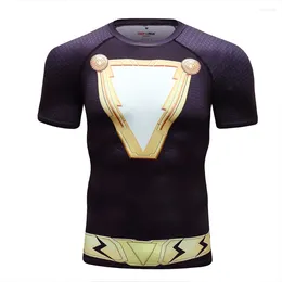 Herr t-skjortor cody lundin sportkläder för man kort ärm avslappnad och sport cool t-shirt 3D-tryck kompressionsskjorta