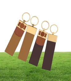 2021 brand designer key chain men039s luxury key ring women039s key chain handmade leather men039s and women039s acces2418018