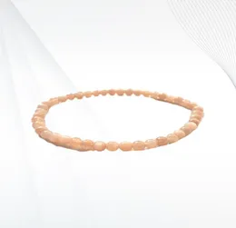 MG0110 Bracciale in pietra solare di grado AAA intero 4 mm Mini gioielli in pietre preziose Cristalli naturali Bracciale per equilibrio energetico per le donne35164254992030