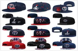 Monterad stickad basketkapslar Team Bradley Beal Kyle Kuzma Deni Avdija Sport Justerbar hatt Summer Snapback Letters Sun Hip Hop B6258681