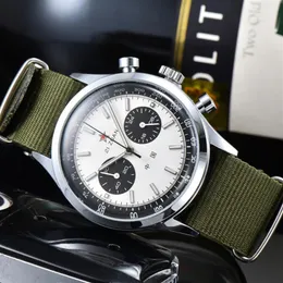 Relógios de pulso Pilot Seagull Movimento 1963 Cronógrafo 38mm Mens Quart Watch 40mm Relógio de Pulso À Prova D 'Água Montre Homme 221128305M