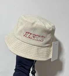 Novo nicho coreano Corduroy Bucket Hat masculino e feminino Personalidade Trendy Street Street American Retro Fisherman Cap atacado