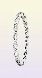 Кольца Forever More Clear Cz Band, подлинное серебро 925 пробы, подходят для ювелирных изделий в европейском стиле Andy Jewel 190897CZ3832933