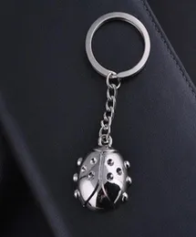 10 pçs chaveiro moda casual animal joaninha chaveiros liga charme chaveiro keyfobs criativo metal carro chave titular jóias gift9041905