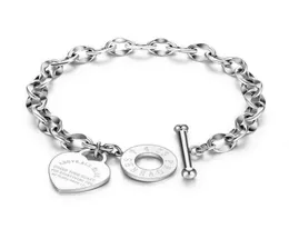 Pulsera en forma de corazón con colgante de proverbios para mujer, regalo, pulseras de diseño de marca de Metal, joyería de oro para mujer, regalos Q06031055989