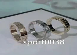 Mode Europe Style Ring Designer Plain Rings Lucury Steel Engraved Letter G Mens Women Jewelry Man High Quality Casual Ring D2113997413