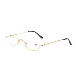 Sonnenbrille Cat Eye Lesebrille Frauen Männer Metall Halbrahmen Presbyopie Brillen Weiblich Männlich Halbrandlose Hyperopie Spectacles2153