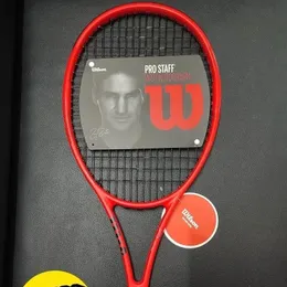 Federer RF97 Raquete de tênis totalmente em carbono Raquete preta pura Raquete branca pura Raquete profissional universitária para adultos Treinamento para iniciantes 231225