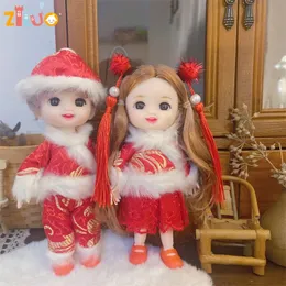 16 سم BJD DOLL 1/8 DOLD الصينية Doll Kawaii دمية الأميرة لبن للبنات عيد ميلاد عيد الميلاد العام الجديد هدية الأطفال لعبة BJD 231225