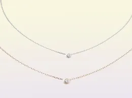 Projektant biżuterii Diamants Legers Naszyjniki Diamond D039Amour Love Naszyjnik dla kobiet dziewczęta Collier bijoux femme marka J5581886