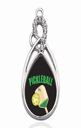 Pickleball Circle Charms Wisior miedziany na naszyjnik złącza bransoletki dla kobiet akcesoria biżuterii 6285021