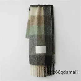 2024 Mode Europa neueste Herbst und Winter Multi Farbe verdickt Plaid Damen Schal AC mit verlängertem Schal Paar warm JZQQ