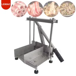 Manuelles Fleischhackungsmaschine Fett Rindfleisch Hammelbrötchen Slicer Reiskuchenmesser