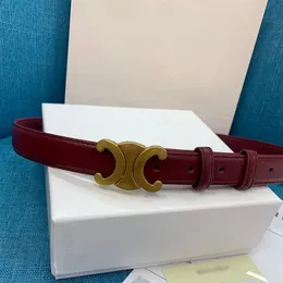 Luxury Belt Fashion Classic Model Ladies Belt Solid Color Color Business Leisure in pelle 2 5 Thin320k