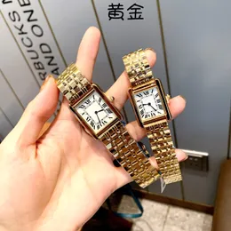 Moda dla kobiet zegarki mężczyzn Watch Kwarc Ruch Japan Zegar baterii Silna złota para sukienka na rękę Splash Wodoodporne designerskie zegarek Montre de Luxe