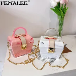 Bags Party Designer Acrylic Jelly Box Evening Bag Women 2021 Hexagon Luxury Top Handle Dinner Clutch Purses Ladies Handbag And Purse