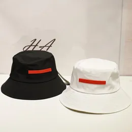 High quality Cloth blended Contrast color letters Bucket Hat Fashion Fold able Caps Black Fisherman Beach Sun Visor Folding Cap3173603