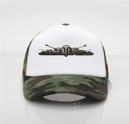 Games World of Tanks Printing Net Cap Baseball Cap Men and Women Summer Trend New Youth Joker Sun Hat3039850