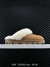 2023 nuevas botas de nieve de invierno cálidas de color caramelo para mujer clásicas