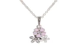 Ciondolo collana Daisy Sakura per ciondolo moda glamour in argento sterling 925 Lady elegante gingillo con scatola4104978