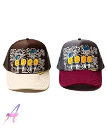 Kapital Hat Twocolor Graffiti Print Face Stitching Cap Cap Baseball Cap T2208044911107