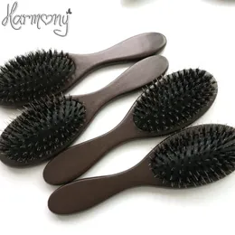 5pcs Professional AntiStatic Hair Brush Paddle Comb escova de cabelo brosse a cheveux real wild boar bristle brush 231225