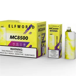 Elfworld Mc8500 Rechargeable 15 Flavors 8500 Puff Mesh Core Disposable Vape Pen