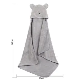 Toddler Baby Hooded Towels born Kids Bathrobe Super Soft Bath Towel Blanket Warm Sleeping Swaddle Wrap for Infant Boys Girls 231225