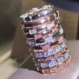 Кольцо в форме змеи с бриллиантовым кольцом в виде змеи, кольцо V-образной формы из розового золота 18 карат с натуральным перламутром и красным агатом, подходящее мужское и женское кольцо