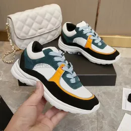 Designer chanele Running shoes Mens Women Luxury Trainer Sneakers Nylon  Reflective New Fabric Suede Effect Sports Trainers