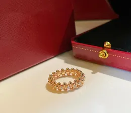 série clash bague diamants marque de luxe reproductions officielles Top qualité argent 925 anneaux dorés 18 carats design de marque nouvelle vente d5847112