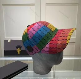 Boné de bola multicolorido marca carta snapback boné feminino masculino moda ao ar livre chapéu de sol casquette1372743