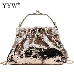 Bags Silver Clutch Bag Purses And Handbags Black Women Handbag Sequined Pochette Mariage Sac Femme Fashion Style Top Handle Hand Bags