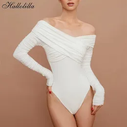 أزياء بذلة بذلة المرأة بدلة جسم مثير لزيارة واحدة من playsuit السيدات ملهى ليلي bodycon رومب من النساء ملابس FEMME 231225