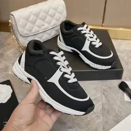 Designer chanele Running shoes Mens Women Luxury Trainer Sneakers Nylon  Reflective New Fabric Suede Effect Sports Trainers