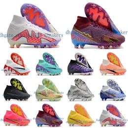 New Quality Men Soccer Cleats Mercurial Superfly VI Soccer Shoes 360 FG CR7 SE Ronaldo Neymar Mens Outdor Football Boots