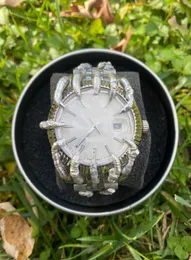 Avant Garde Style Custom Watch White Dial