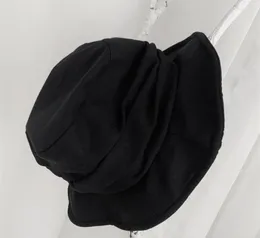 Umi Mao Yamamoto Wind Dark Black Black Letro Fisherman Hat Men Men Fold Design Hat Harajuku Y2K Femme Hombre Gothic 2205262892891