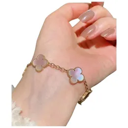 Four-leaf Clover Designer Bracelet Jewelry Women Original Quality Charm Bracelets Flower Bracelet Gold Bracelet Gift