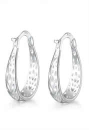 intero PATICO Hoop Nuovo argento sterling 925 vintage scava fuori design orecchini ad anello gioielli eleganti per donna5289604