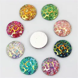 200PCS 11 5mm Crystal AB Color Round flatback Resin Rhinestones Stone Beads Scrapbooking crafts Jewelry Accessories ZZ764245x
