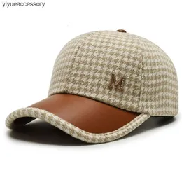 Chapéu de couro borda mil pássaros xadrez m-label boné crianças coringa moda boné de beisebol chapéu de moda na primavera e outono e inverno