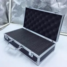 Case Tool Case 30x17x8cm Aluminium -Werkzeugkasten tragbarer Instrumentenbox Speicherhülle mit Schwammfutter Handheld Impact Resistant Toolbox 23