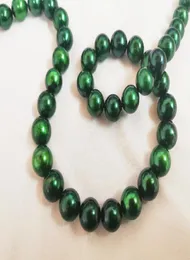 Chains Elegent 910mm South Sea Genuine Green Pearl Necklace For Women 1888907650600