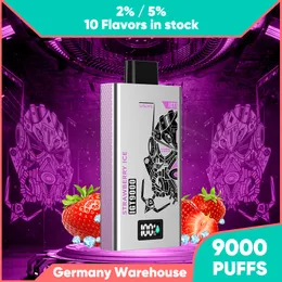 Original Happ Bar Puff 9k Vape Bar Shisha Vaper E-Zigaretten Elf 9000 10k Puff 12k Desechables Vaper Mesh Coil wiederaufladbar 2% 5% E-Liquid vorgefüllt E-Papiere EU